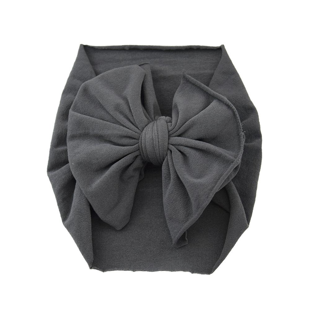 Детские аксессуары для волос, нейлоновая детская повязка на голову с большим бантом, супер мягкая широкая повязка на голову, детские чулки, повязка на голову