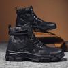 Fashion Canvas Shoes Boots Men Autumn New Personality Fashion Casual Boots High-top Tooling Winter Shoes Tide Boots