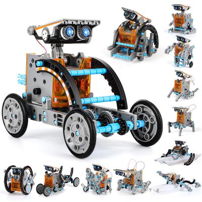Lucky Doug Solar Robot Kit Science STEM Robot Kit Toy Kids Ages Science Building Set Gift for Boys Girls Students Teens Educational DIY Building Kit