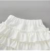 Детская юбка-торт, пышная юбка для девочек, танцевальная юбка, весенне-летняя плиссированная юбка в студенческом стиле