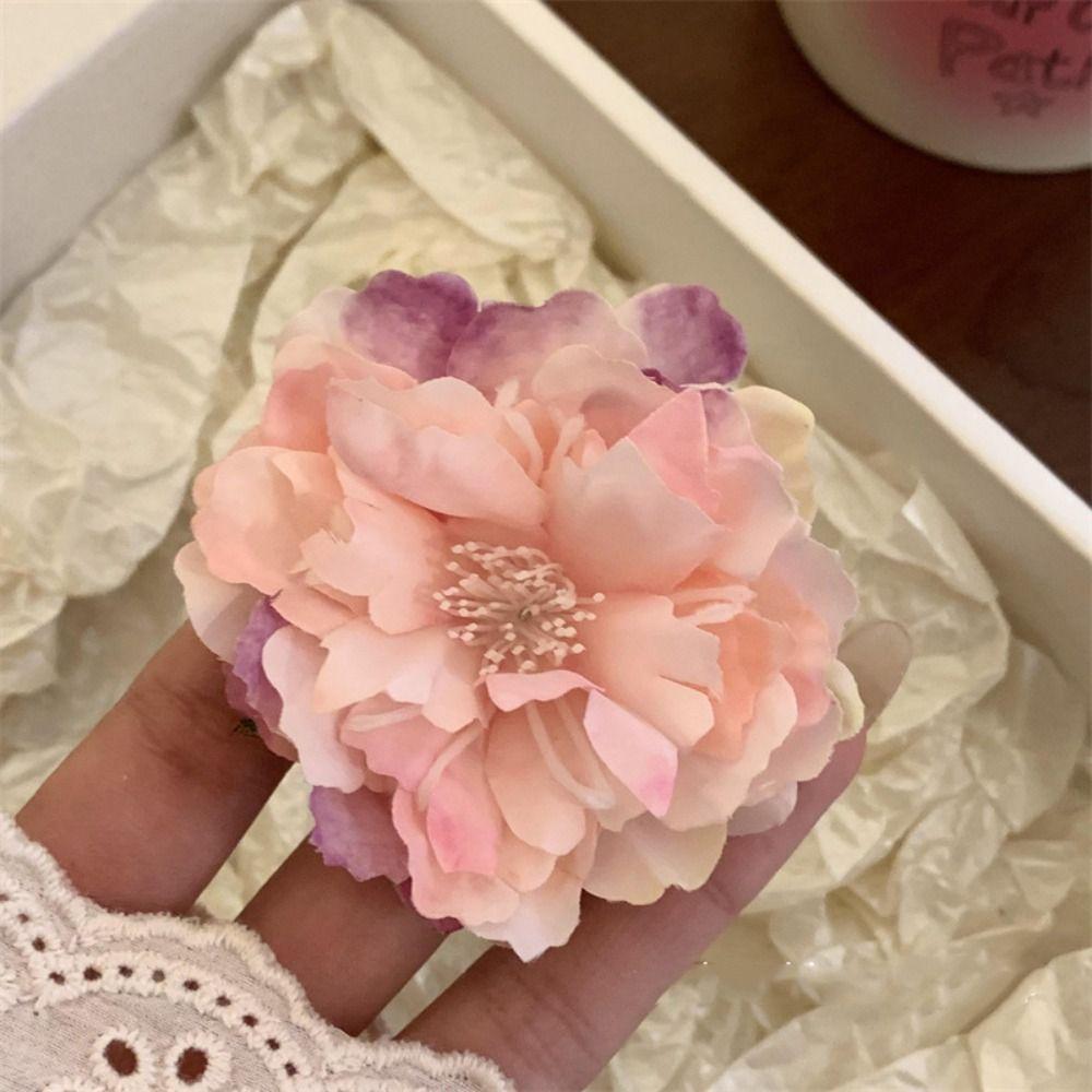 Korean Style Flower Hair Clip Bohemian Style Girl Hair Clip Simple Rose Hairpin Girl