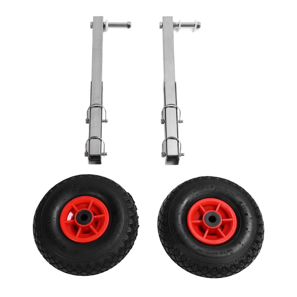 2 шт. Колесо для спуска лодки на воду из нержавеющей стали, колесо для спуска лодки на транце с быстросъемными штифтами