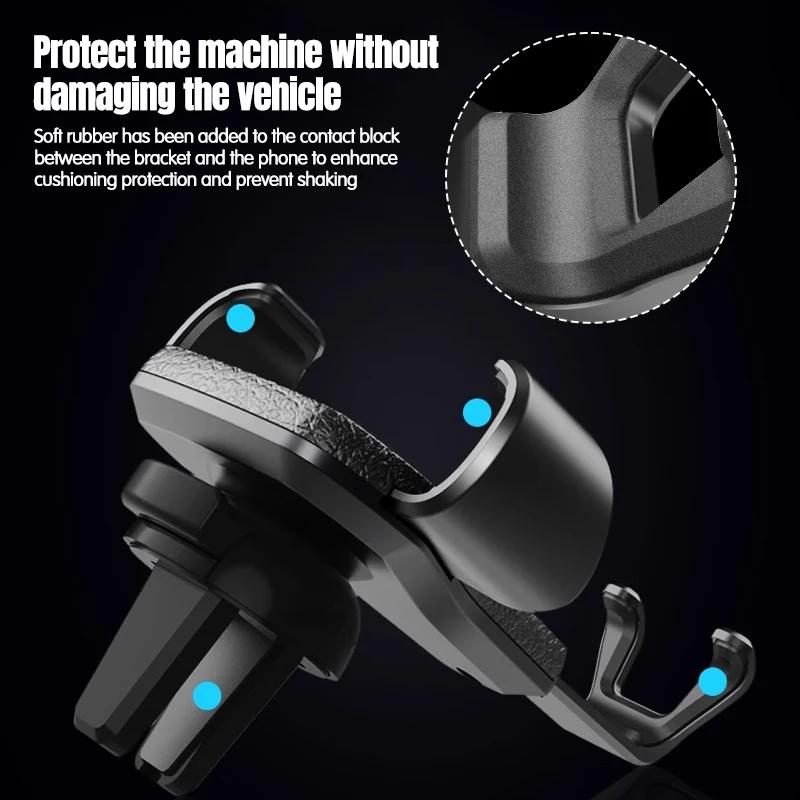 Автомобильный держатель для телефона с гравитационным зажимом, держатель для GPS-навигатора, установка на вентиляционное отверстие Для Lexus GS IS LS500h ES260 ES300h RX350h NX260 UX260 RZ450e