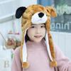 Neck Warmer Plush Moving Hat Animal Animal Hat Headgear Bomber Hat Animal Earflap Hat  Christmas