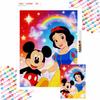 Disney Diamond Art Painting Kit Snow White Mickey Home Wall Decor Handmade Gift for Party Craft Fun