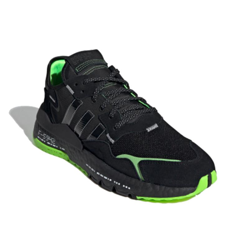 adidas Оригинальные кроссовки Nite Jogger 'Black Green' H03249