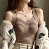German Velvet Thickened Thermal Vest Women's Inner Wear Autumn and Winter New Style Bra-free Underwear American Bottoming Top