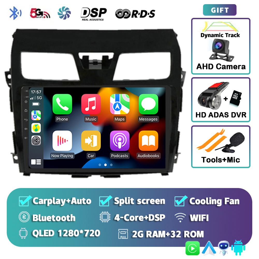Android 14 Carplay автомобильное радио для Nissan Teana Altima 2013 2014 2015 GPS мультимедийный видеоплеер DSP стерео 360 камера головное устройство