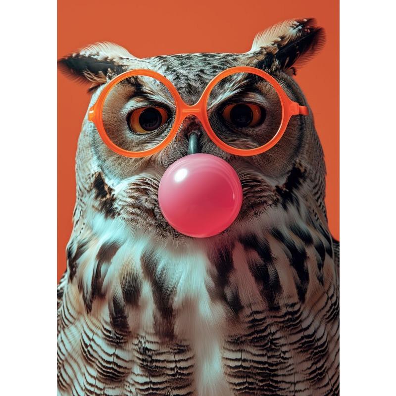 Кот Медведь Панда Ягуар Корова Кролик Тигр Животные Пускающие Пузыри Постер Принт Настенное Искусство Картины Холст Живопись Домашний Декор Подарок