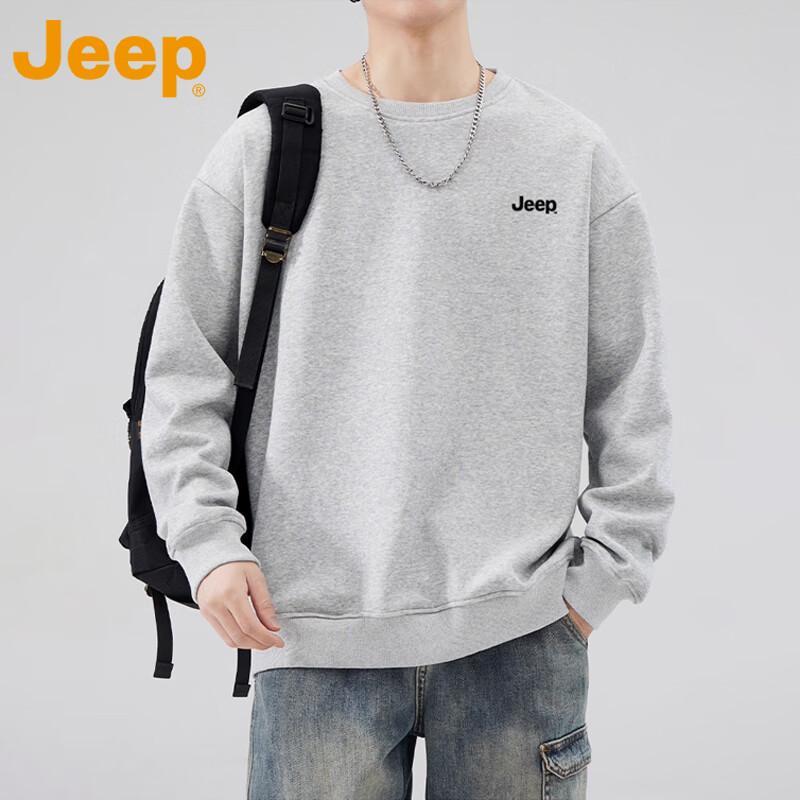 Jeep Men's Heavyweight Crewneck Sweatshirt