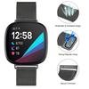 Миланский Loop ремешок для Fitbit versa 4 3 Ремешок Sense/Lite Магнитный Нержавеющая сталь металлический ремень Браслет correa Fitbit versa 2