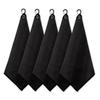 Golf Towel [Set of 5] Black Towel Sports Towel Hand