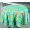 Evan Blue Printed Stain Resistant Tablecloth Round 160 Cm