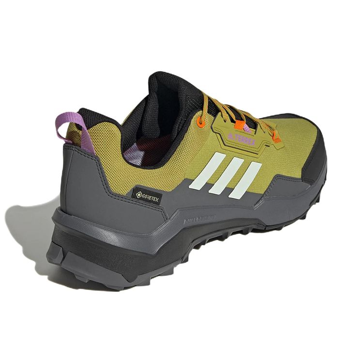 adidas Terrex Ax4 Gore-Tex Туристические Удобные Универсальные Нескользящие Прочные Низкие Повседневные Кроссовки Мужские Серый Зеленый GZ1724