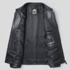Autumn New Sheepskin Lapel Genuine Leather Jacket for Middle-aged and Elderly Business Dad Wear Sheepskin Jacket for Men