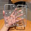 Чехол для телефона с блестками и пайетками Cherry Pearl для IPhone17promax Любовь к Apple 16 Прозрачный 15 Женская модель