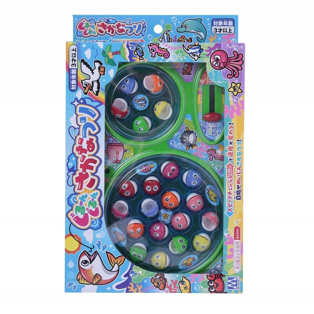 Maruka Spinning Fishing Toy Game for Ages 3 and Up cannot be selected (Product Code 193852) Colors