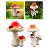 Имитация Садовая Статуэтка Гриба Фигурки Грибов для Домашней Полки Газона