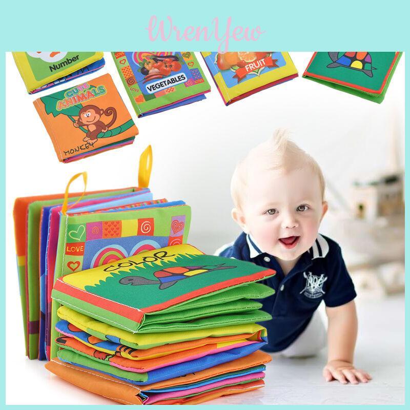 Soft And Colorful Intelligence Development Cloth Bed Cognize Book For Kids Infants