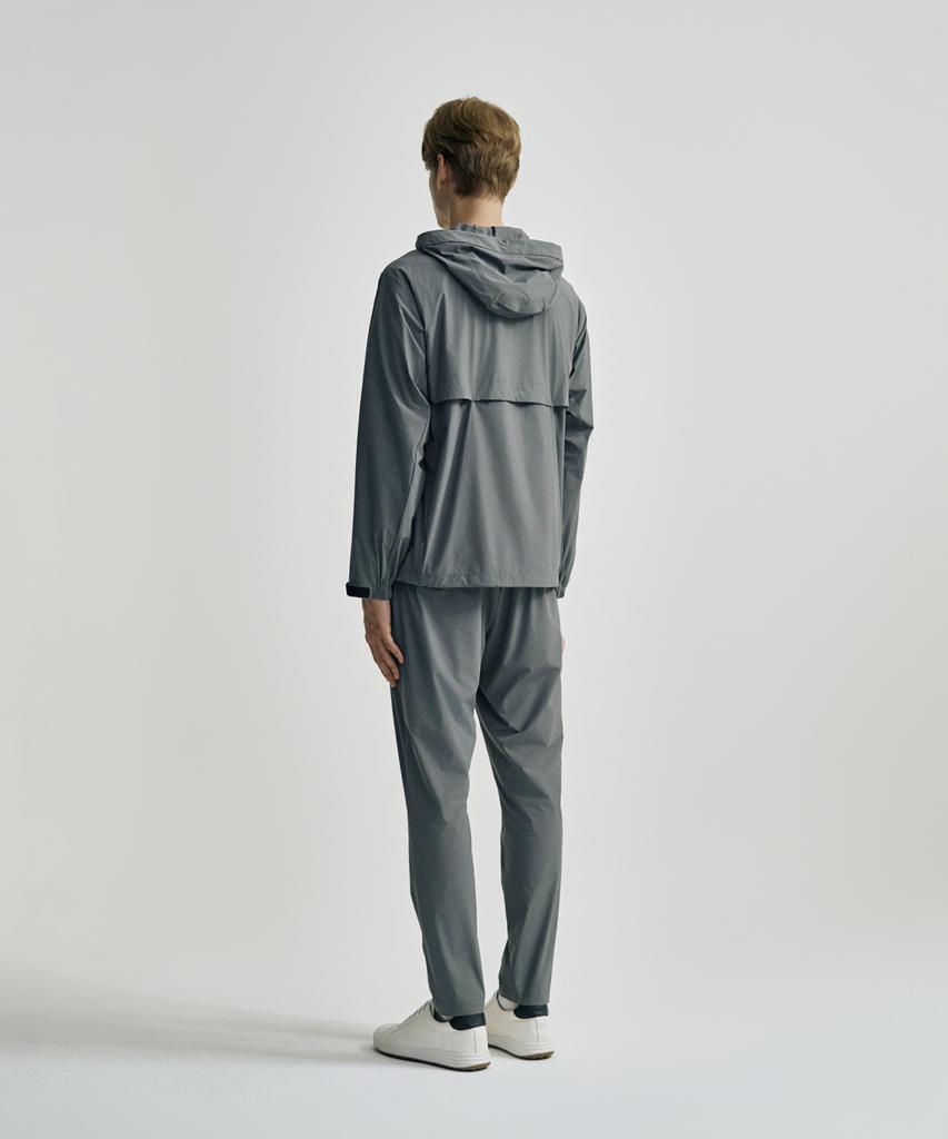 Мужская тканая куртка с вентиляцией и капюшоном Sergio Tacchini (Д.Грей)
