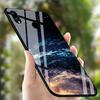 Стеклянный чехол для телефона серии Planet из закаленного стекла для IPhone Samsung Huawei Xiaomi OPPO