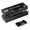 SYONG 4Kx2K 3D HDMI Матрица 4 входа 2 выхода Видеокоммутатор Поддержка 1080P HDMI 4 входа 2 выхода HDMI Сплиттер С пультом дистанционного управления