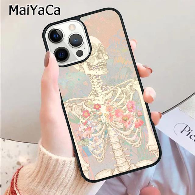 Медицинский Чехол для Телефона с Анатомией Человека Для iPhone 17 Air 13 14 16 16e 15 pro max plus 11 12 чехол coque