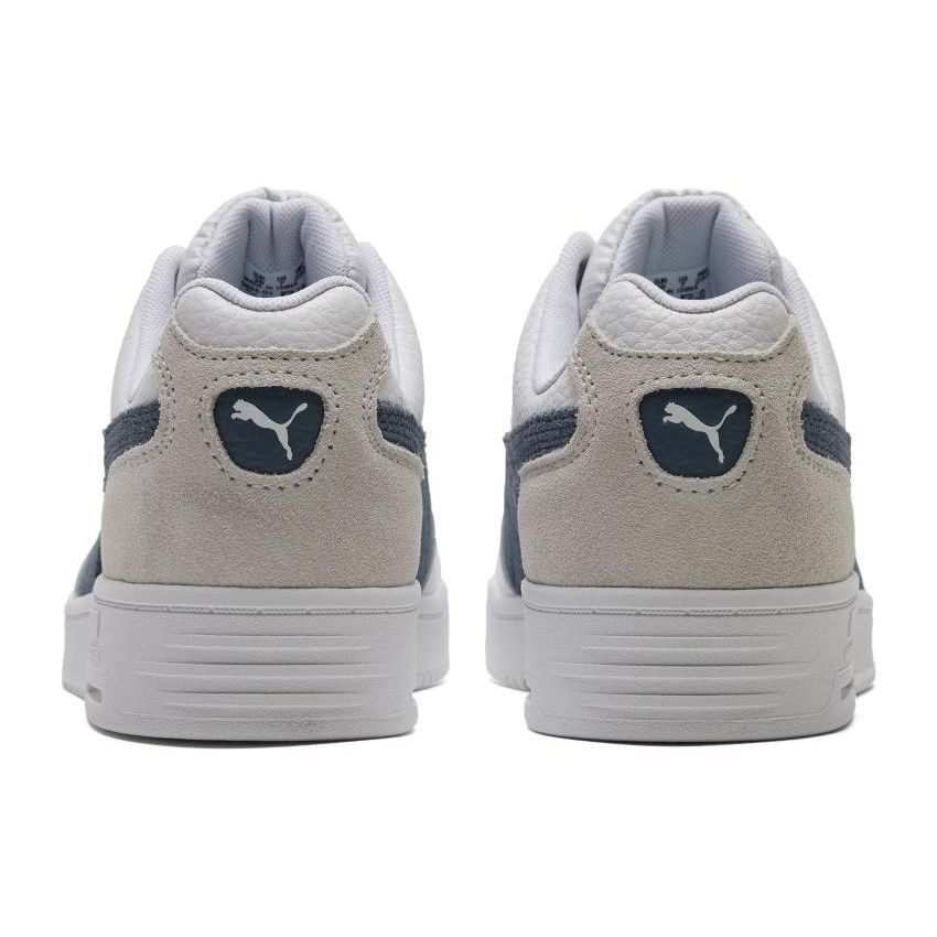 Puma Slipstream Lo Suede FS Casual Shock Absorbing Durable Low Top Sneakers Unisex Sneakers White Blue 385694-03