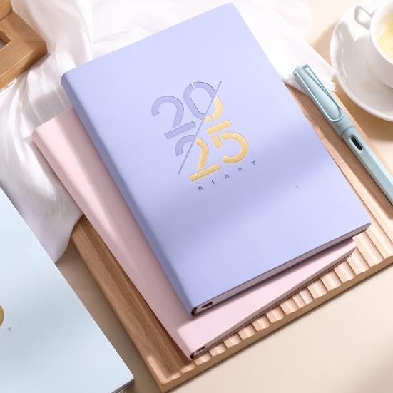 Ежемесячный планировщик, блокнот, повестка дня, дизайн на спирали, ежемесячный вид, плотная бумага, чернила не растекаются