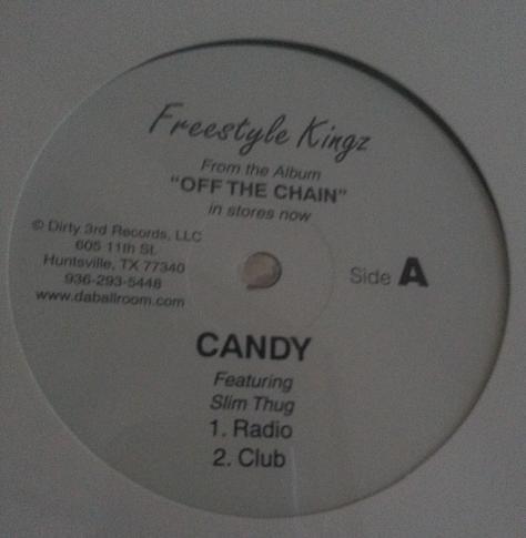 12-дюймовая пластинка FREESTYLE KINGZ - Candy / Drop It NONE Dirty 3rd Record 2002 US Rap & Hip-Hop/R&B б/у