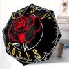 1pc Guns N' Roses Automatic Umbrella Durable Iron Frame & Plastic Handle, Gift for Men & Women, Sturdy Construction, Playful Design Yy250826130