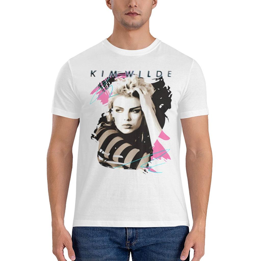 Kim Wilde 80s Retro Faded Soft And Glutinous Tshirt Fresh And Simple Easy To Clean Tees