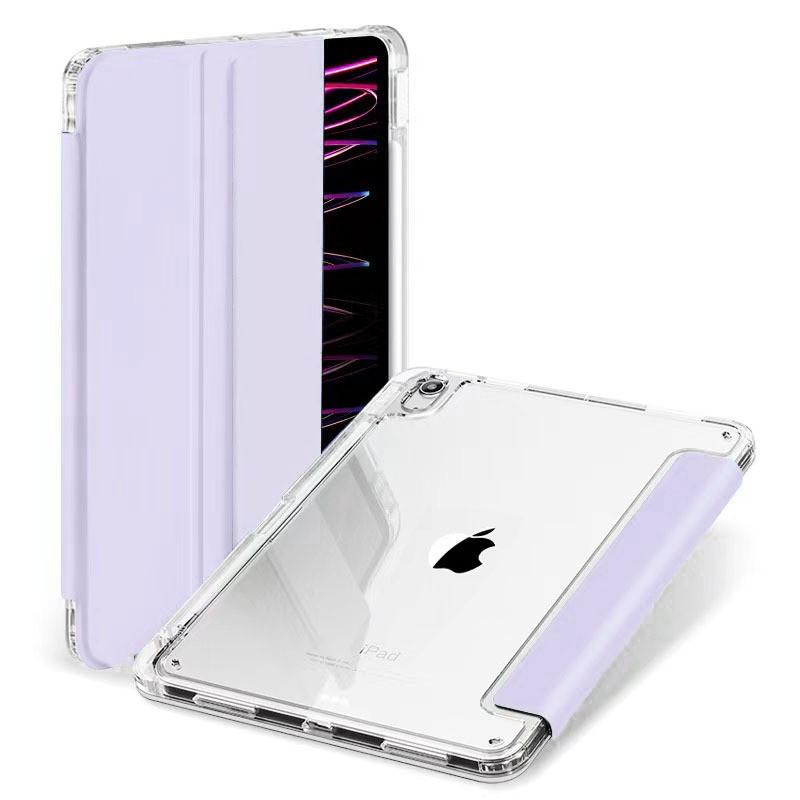 IPad 11 Case With Pencil Holder Acrylic Air 4/6 Pro 13 9.7 Inch Tablet Cover