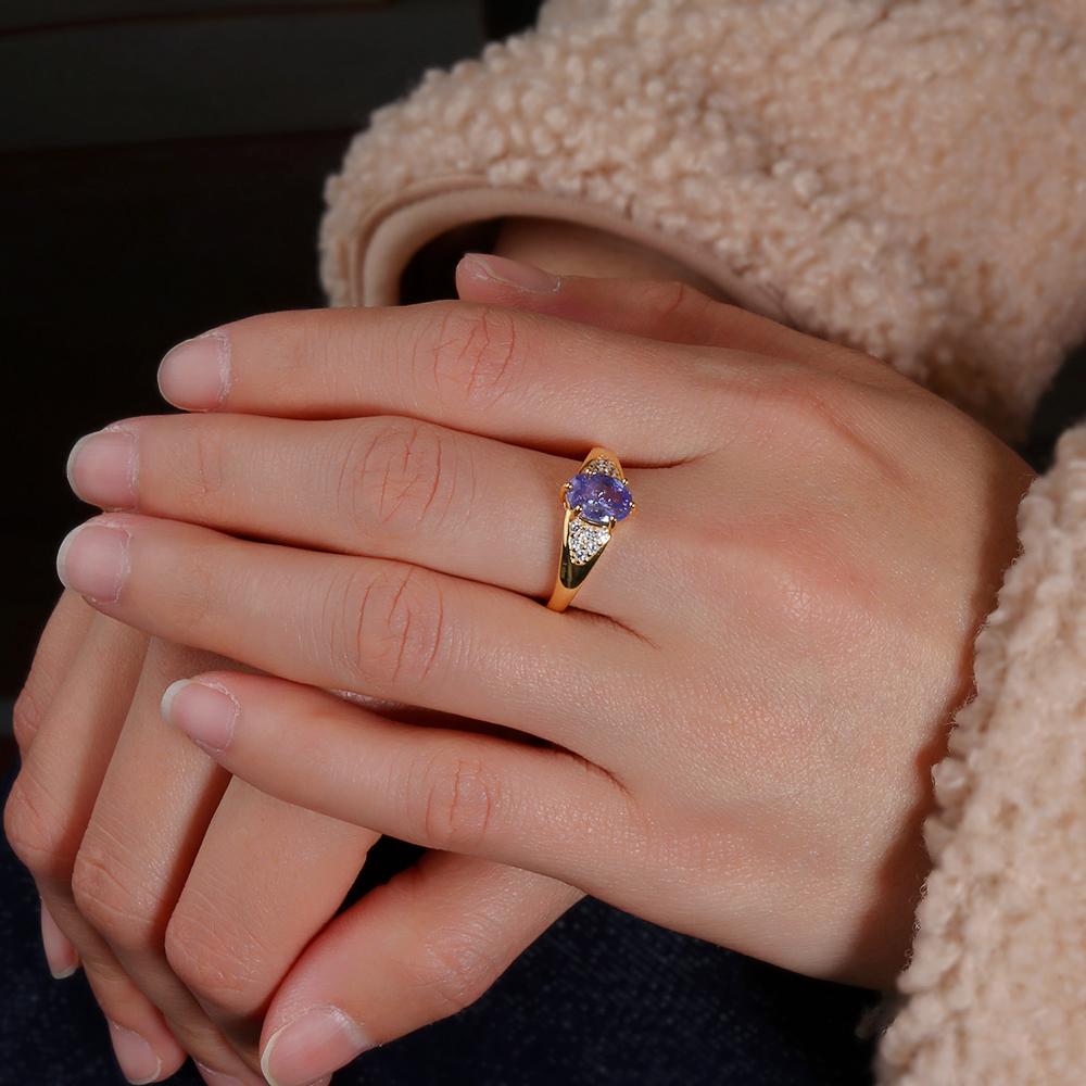 Кольцо из натурального голубого танзанита для женщин, драгоценное легкое роскошное серебро 925 пробы, настоящие драгоценные камни, изысканные украшения для свадеб и банкетов