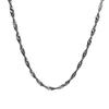 Curved Twist Necklace: Elegant European-American Design, Luxurious Water Wave Chain for Women