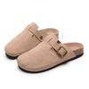 Women's Cork Baotou Slippers: Trendy, Large-Size, Casual Roman-Style Shoes for Couples
