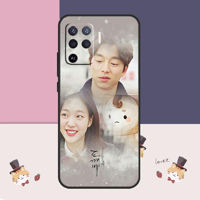 Кейс для телефона Oppo A94 A74 A54 A18 A38 A58 A78 A98 A80 A60 A40 A96 A76 A16 A15 A17 A57 A77 A5 Pro с изображением Gong Yoo из корейской дорамы "Гоблин"