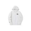 Anta Lifestyle Series Frisbee Alliance Letter Logo Printed Hooded Knit Jacket Women Jackets Stone-White 162338723-1