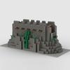 Medieval Battlefield Gate Tower Outpost Rifle Fortress 285pcs MOC MiniFigures Block Brick Model Building Kits Kids Education Toys