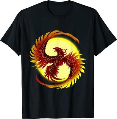 Футболка унисекс премиум-класса Phoenix Legendary Fire Bird Mythical Animal Premium