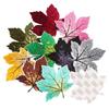Maple Leaf Fabric Patches, Colorful Leaf Patches, Iron- Adhesive Backing