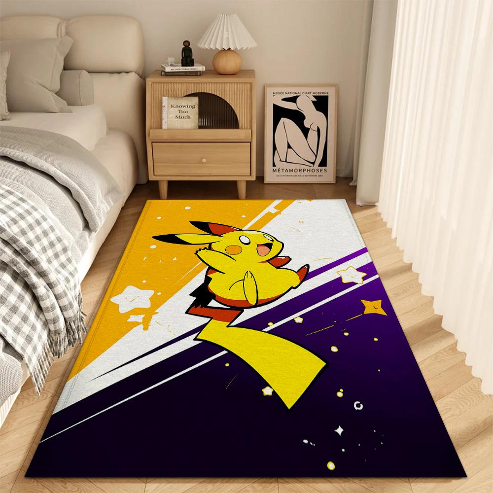 Модный коврик для прихожей Кухонный ковер Ковры для гостиной Декор P-pikachu Супервпитывающий коврик для ванной Напольные коврики Балконная дверь