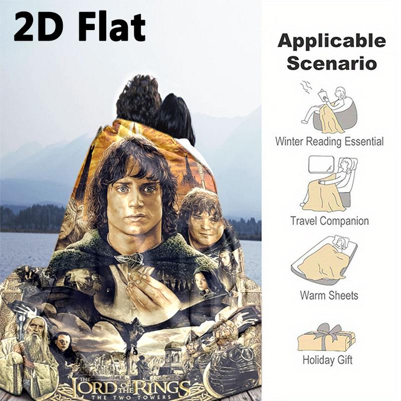 1PC The Lord of the Rings blanket, all-season lightweight home office outdoor nap multifunctional blanket, Christmas gifts