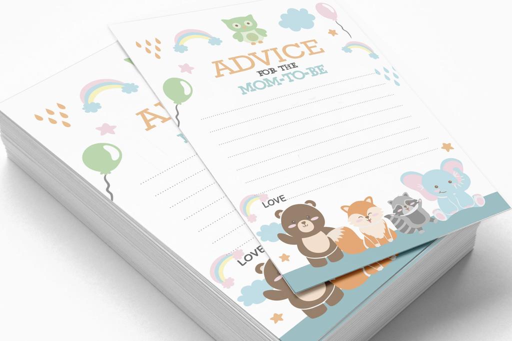 Inkdotpot Jungle Animals Baby Shower Game Set Of 50 BabyA AlphabetA ABCA Game Ita s A Boy Ita s A Girl Party