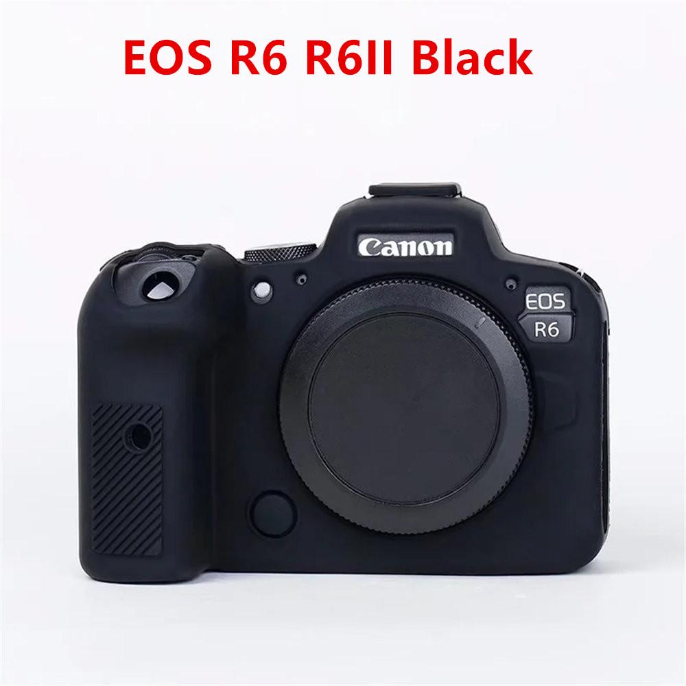 Мягкий силиконовый защитный чехол для корпуса камеры для Canon EOS R5 R5II R6 R6II R7 R8 RP R10 Ударопрочная резиновая накладка