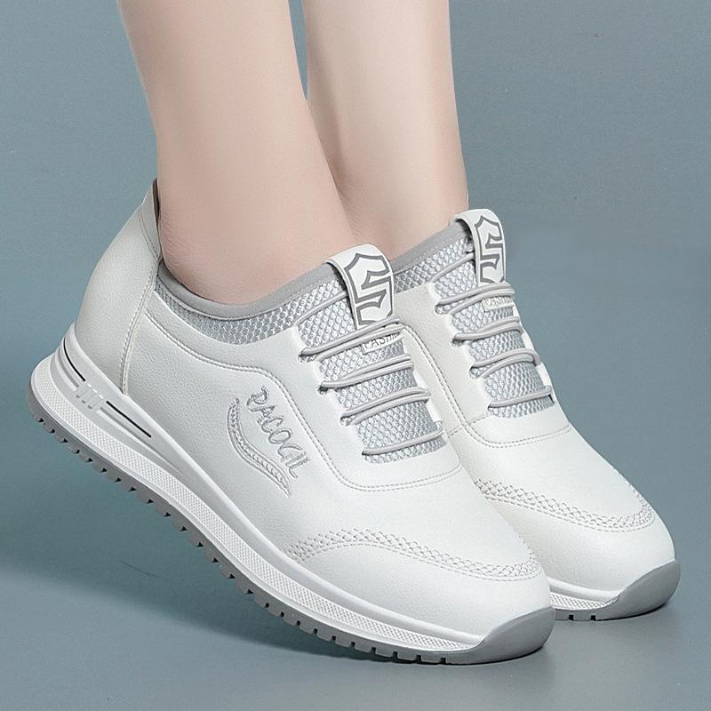 Little White Shoes Women's New Sports Casual Soft Single Shoes Spring Autumn Designer Sneakers Middle-aged And Elderly