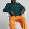 Puma Толстовка X Ami с полумолнией на молнии Varsity Green Tops Unisex 535993-24