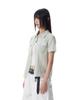 AAKAM Patterned Western Half Shirts (Green)