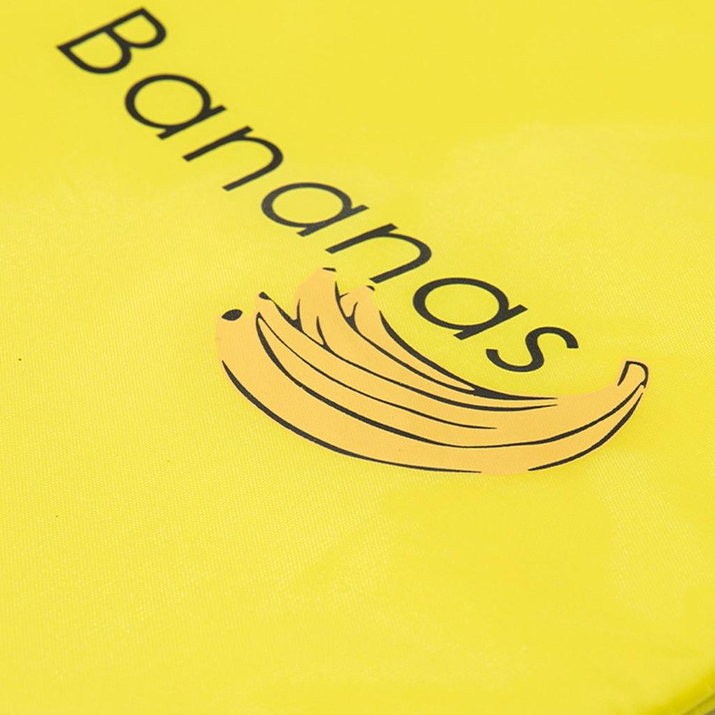 1pc Storage Bag for Banana Lettuce Thermal Insulation Shockproof Freshs Keeping With Pockets Drawstring Reusable