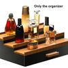 Деревянная подставка для одеколона, органайзер с 3 ярусами, ящик для хранения парфюмерной коллекции, мужские аксессуары для спальни